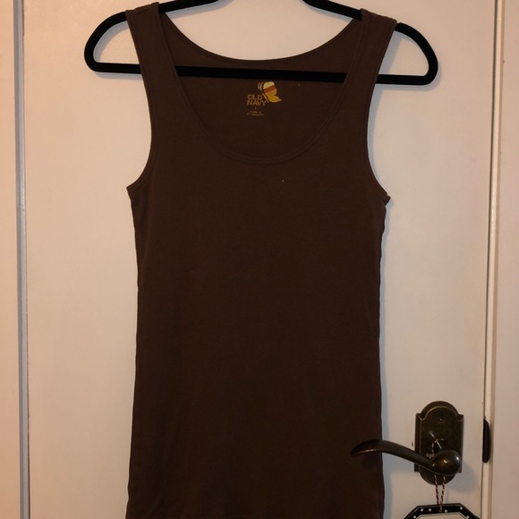 Old Navy Tops - Old Navy brown tank top size Lg.